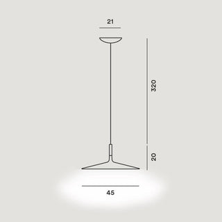 Foscarini Aplomb Large LED suspension lamp Buy now on Shopdecor