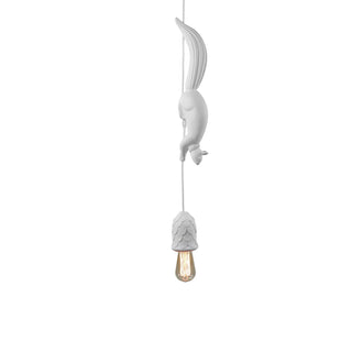 Karman Sherwood e Robin suspension lamp with squirrel matt white Buy now on Shopdecor