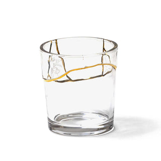 Seletti Kintsugi glass transparent/24 carat gold mod. 3 Buy now on Shopdecor