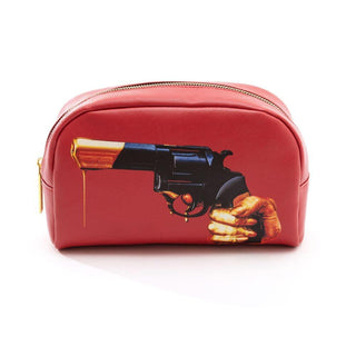 Seletti Toiletpaper Beauty Case Revolver Buy now on Shopdecor